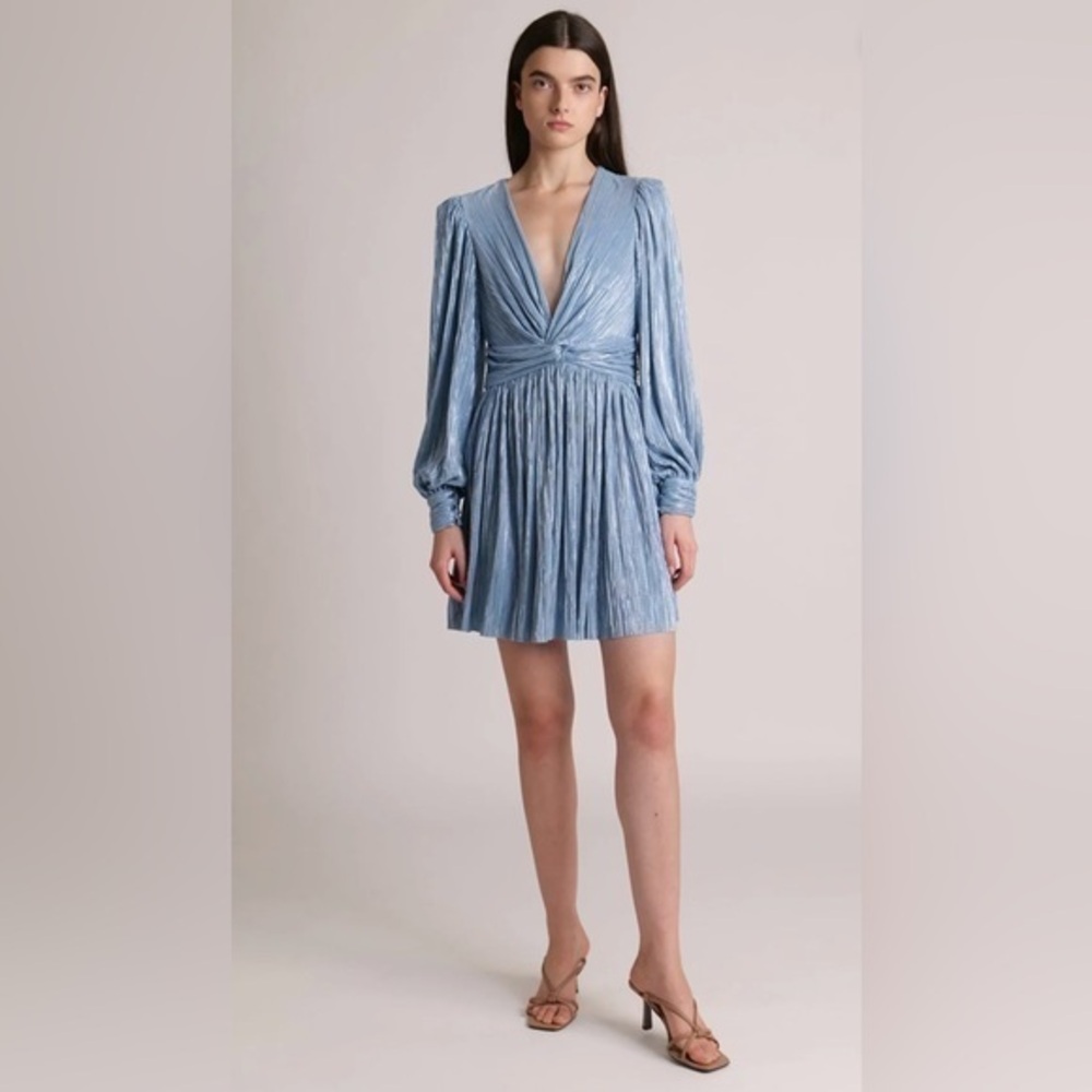 Sabina Musayev Revolve Golda Dress Blue Topaz Size Small